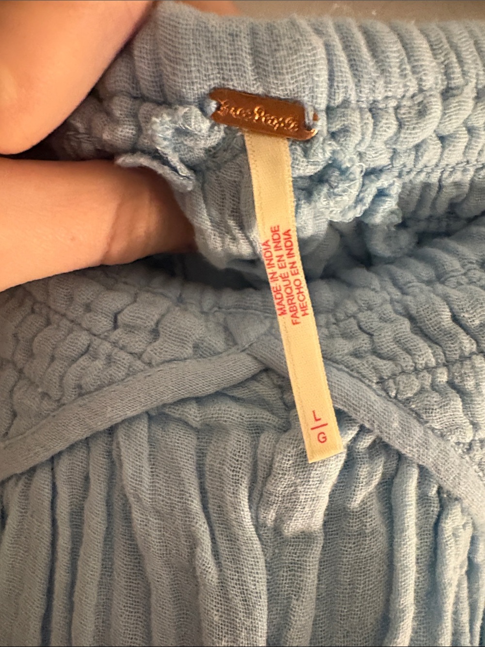 Free People Women’s Light Blue Set - Picture 2 of 6